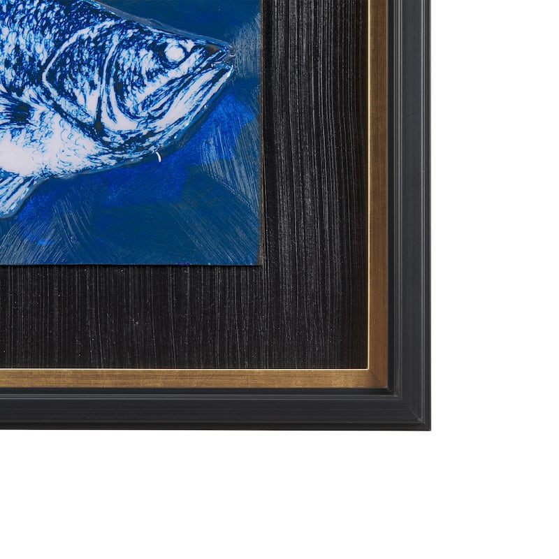 Largemouth Bass Print 4 in 1 Framed Art Print