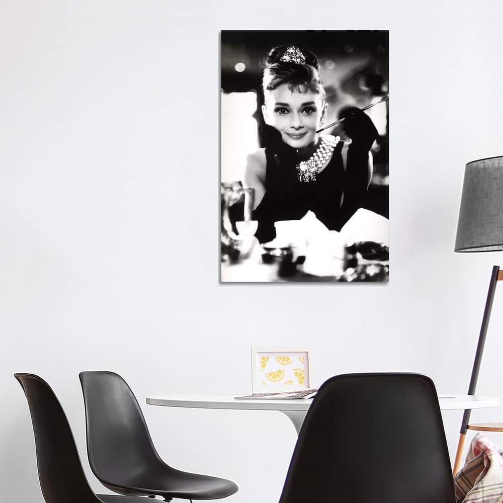 iCanvas "A Smiling Audrey Hepburn" by Radio Days Canvas Print