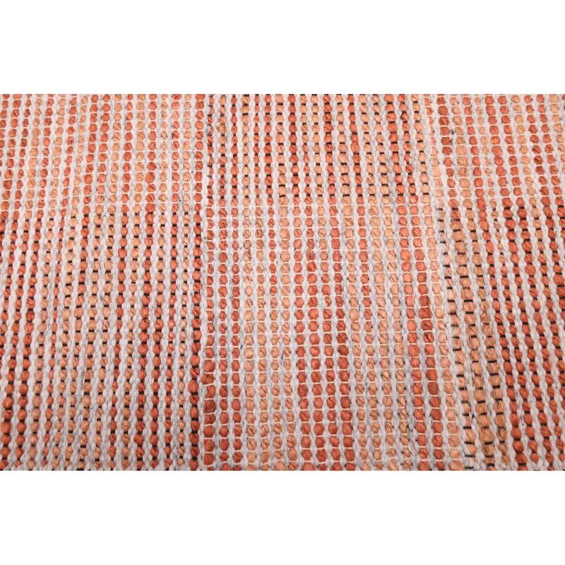 ECARPETGALLERY Braid weave Sienna Dark Copper Rug - 5'3 x 7'6