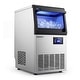 preview thumbnail 11 of 9, Costway Commercial Spray-Type Ice Maker Machine, Under Counter & - 18.5” x 13.78” x 24.65”(L x W x H)