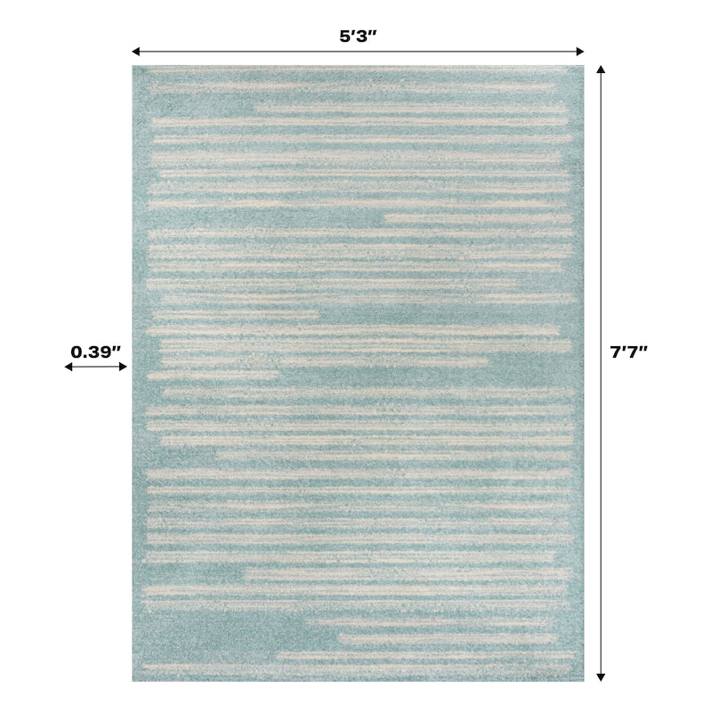 JONATHAN Y Aksil Modern Berber Stripe Area Rug