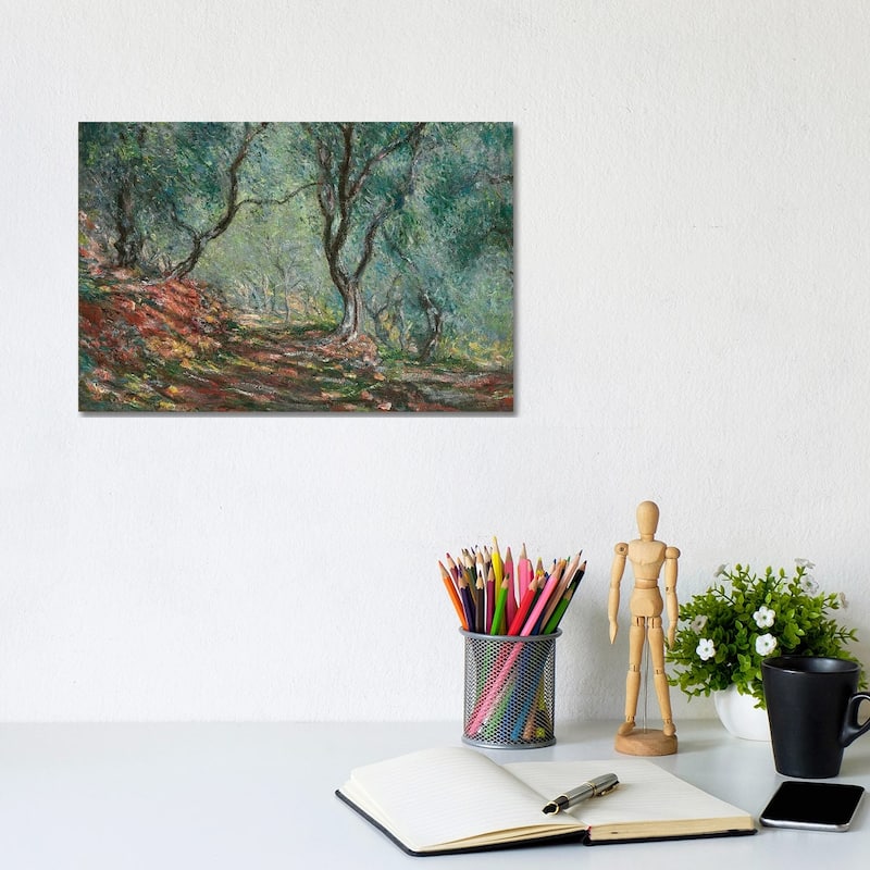 iCanvas "Olive Trees in the Moreno Garden, 1884 " by Claude Monet Canvas Print - 8x12x0.75