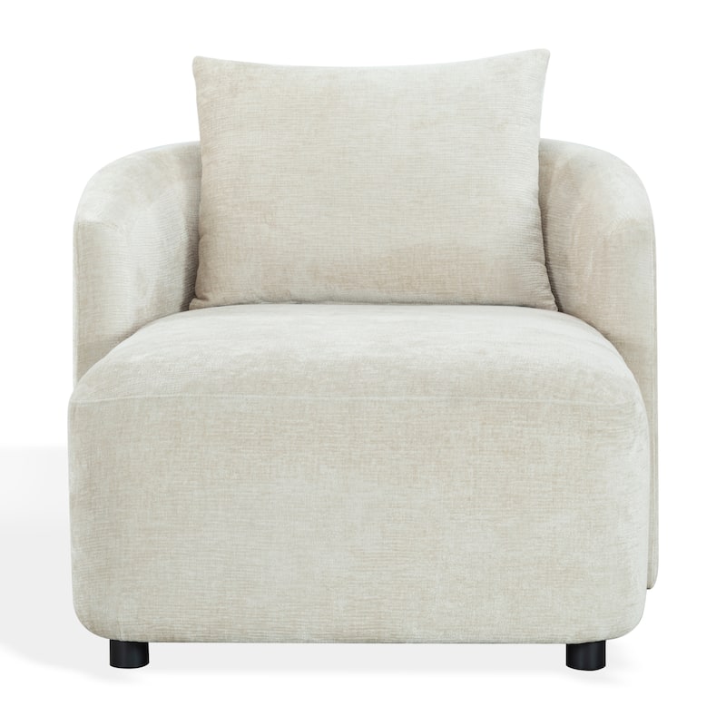 SAFAVIEH Couture Gwendelyn Chaise Lounge - 59"W x 39"D x 30"H