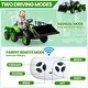 preview thumbnail 25 of 26, 3 in 1 12V Kids Ride on Tractor, Ride on Bulldozer with Detachable Trailer