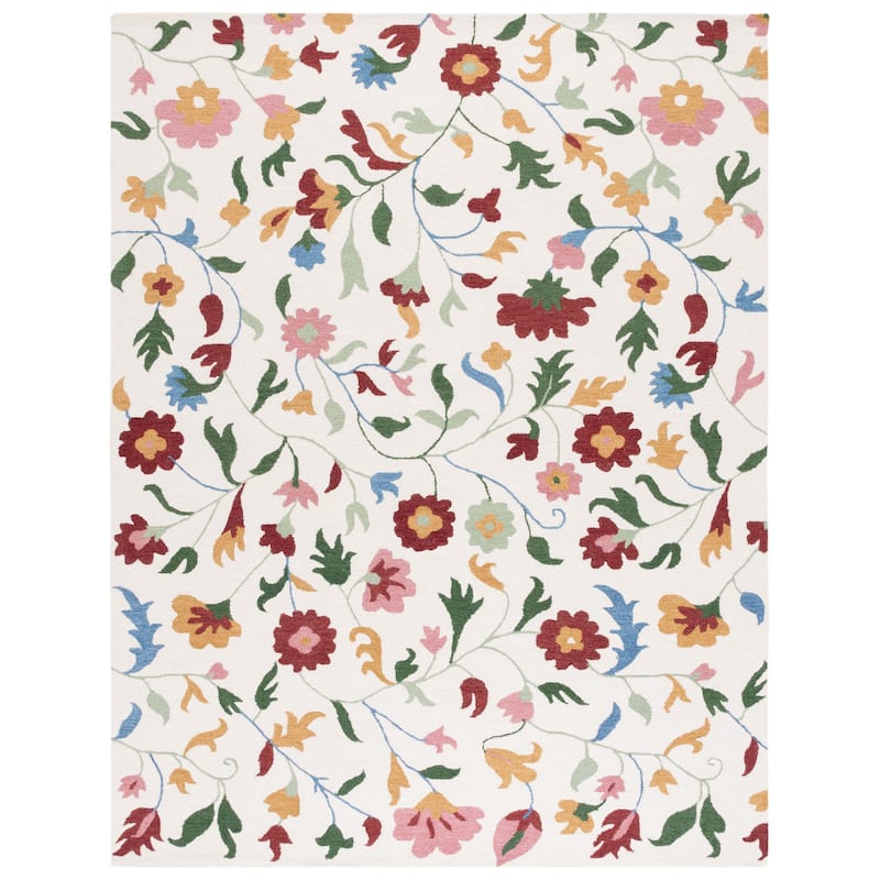 SAFAVIEH Handmade Blossom Jelte Floral Wool Rug