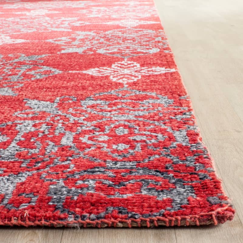 SAFAVIEH Hand-knotted Stone Wash Mamiko Modern Wool Rug