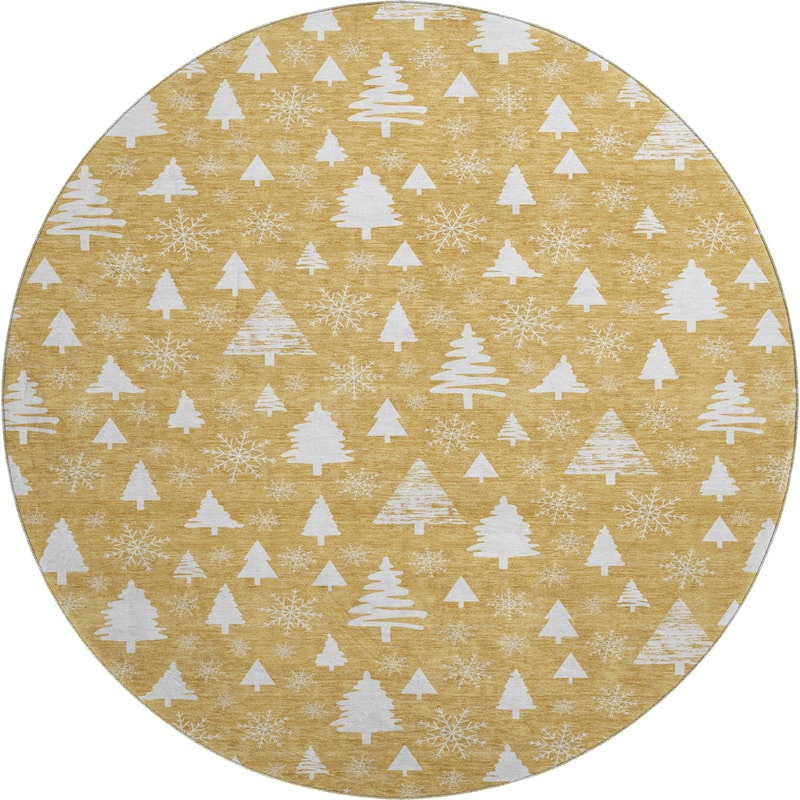 Premium Washable Super Soft Christmas Tree Mayfield Rug