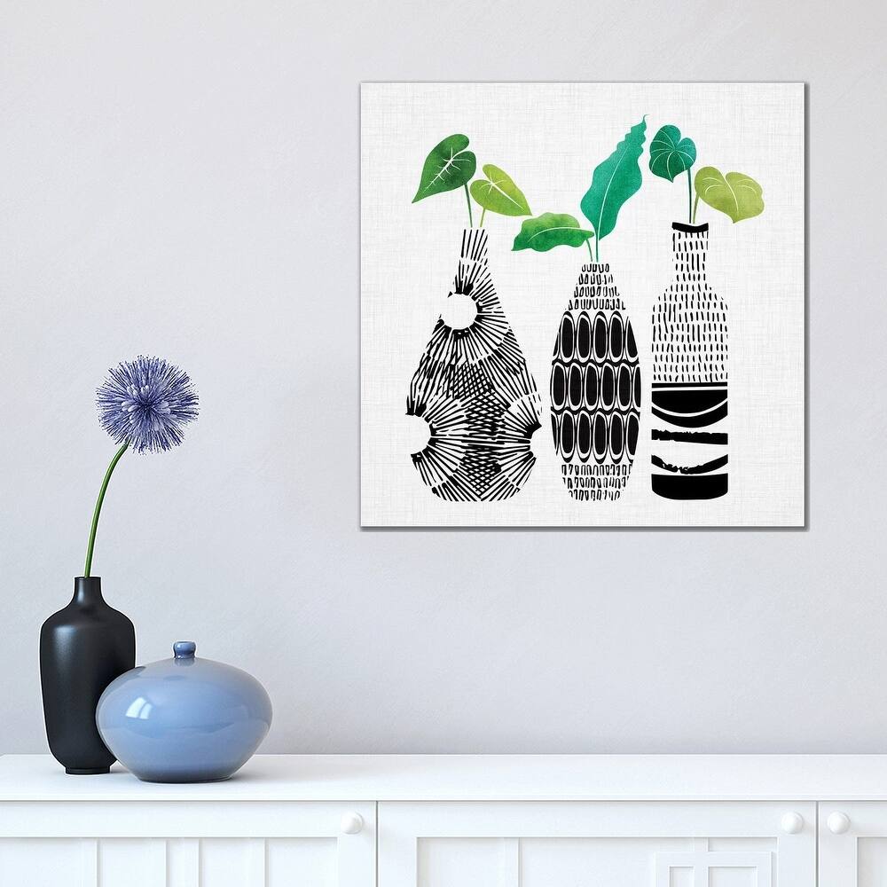 iCanvas "Tribal Vases Trio" by Modern Tropical Canvas Print