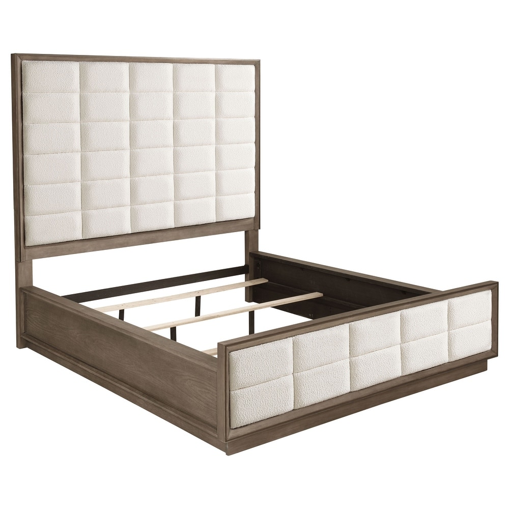 Durango Panel Bed Taupe Oak