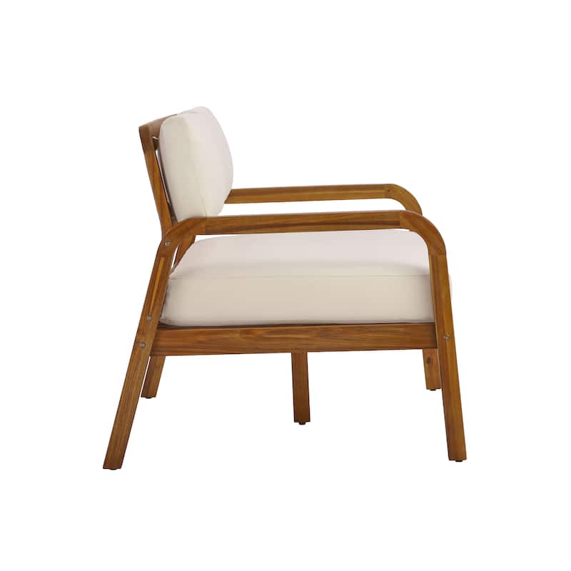 Christopher Knight Home - Solid Acacia Wood Outdoor Patio Loveseat & Coffee Table Set