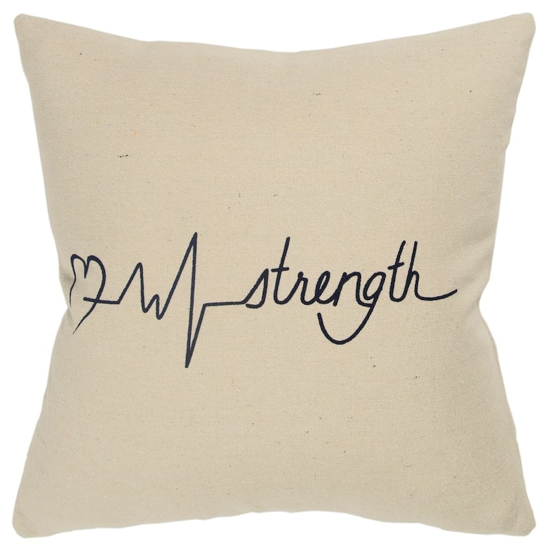 "Strength" Decorative Pillow