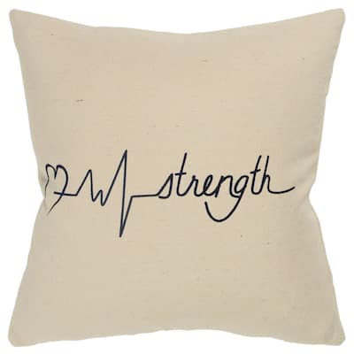 "Strength" Decorative Pillow