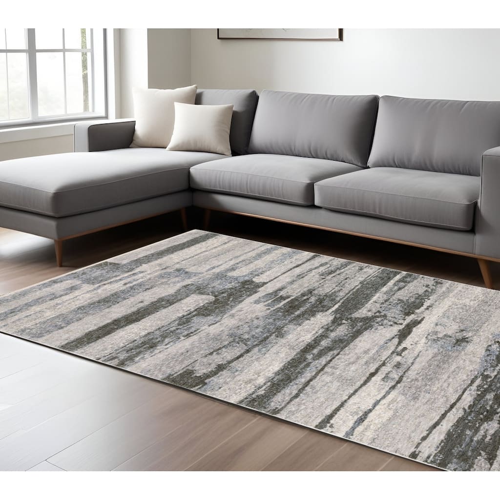 HomeRootsAbstract Modern Rectangle Area Rug