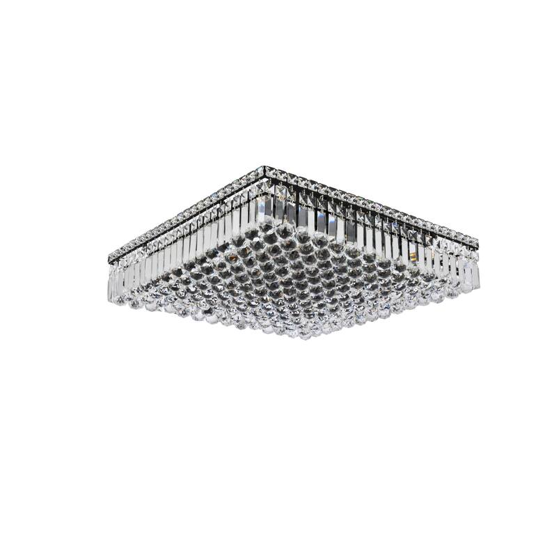 Elegant Lighting V2032F24/RC Maxime 13 Light 24" Wide Flush Mount
