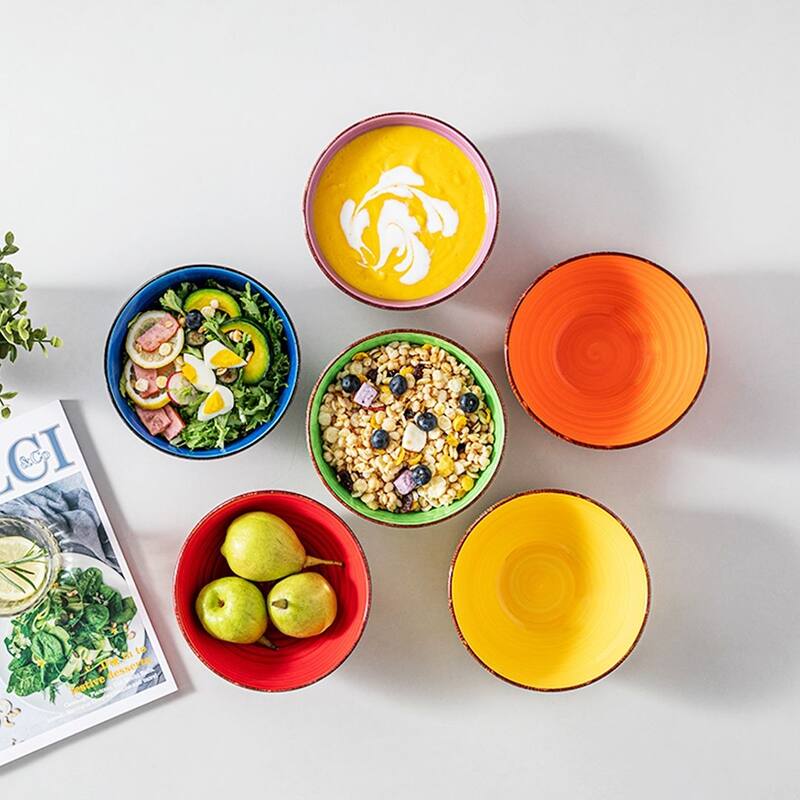 vancasso Bonita Sturdy Stoneware 6-Piece Bowls Set