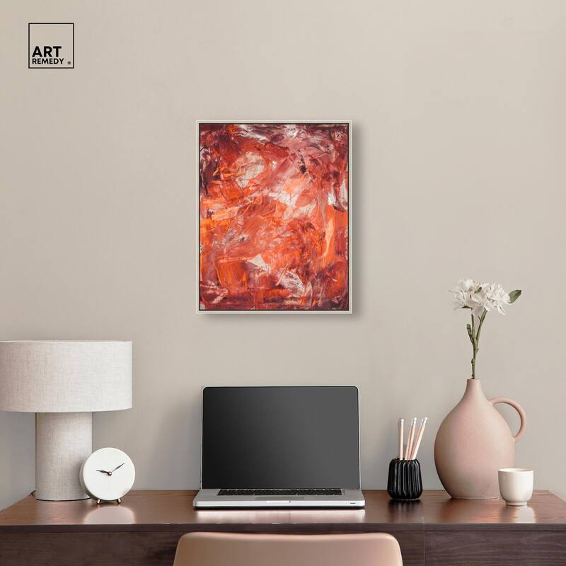 Shades of Red II Canvas by Art Remedy