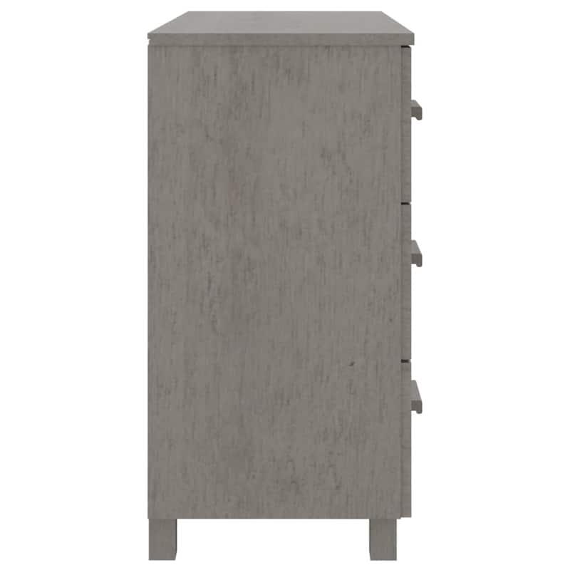 vidaXL Sideboard Buffet Cabinet with Storage for Kitchen HAMAR Solid Pinewood - 35.4"x15.7"x31.5"