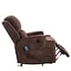 Massage Recliner Chair with Heat and Vibration Manual Sofa