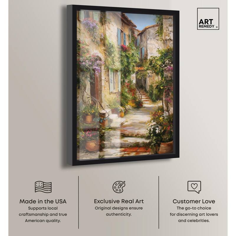 Mediterranean Charm II Shadowbox by Art Remedy