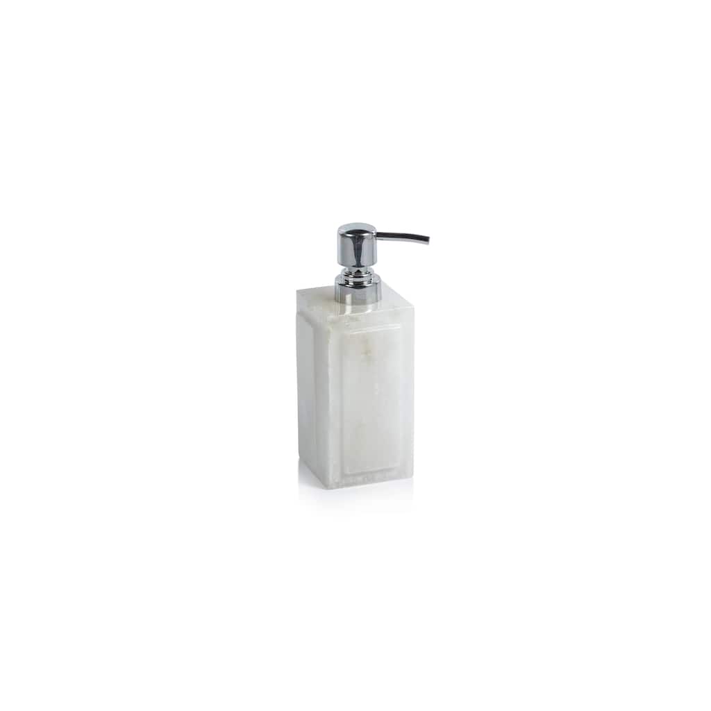 Cremona Alabaster Lotion / Liquid Soap Dispenser - White