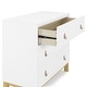 preview thumbnail 5 of 12, Legacy 3 Drawer Dresser with Leather Pulls