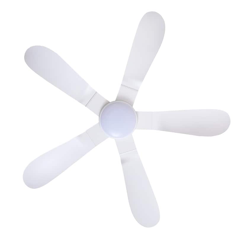 32/36/46/52 inches Low Profile Ceiling Fan with Light and Remote for Living Room Bedroom Kid's Room Patio