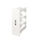 preview thumbnail 27 of 28, 70.87" H Display Storage Cabinet, Modern Wooden Tall Bookshelf Bookcase, 4 Tier multi-functional pull-out storage shelf
