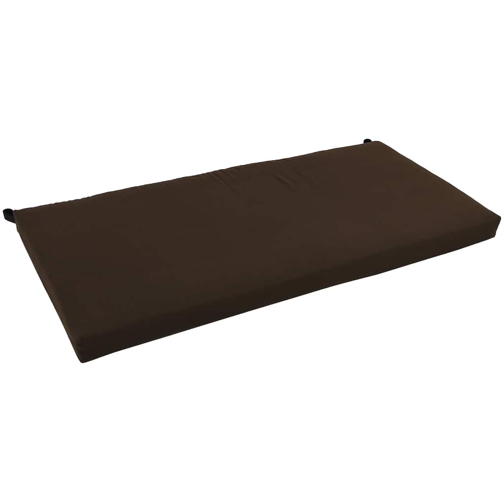 Twill Indoor Bench/Loveseat Cushion (40-, 42-, or 45-inches wide)