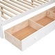 preview thumbnail 10 of 10, Twin-Twin over Full L-Shaped Bunk Bed With 3 Drawers, Portable Desk and Wardrobe