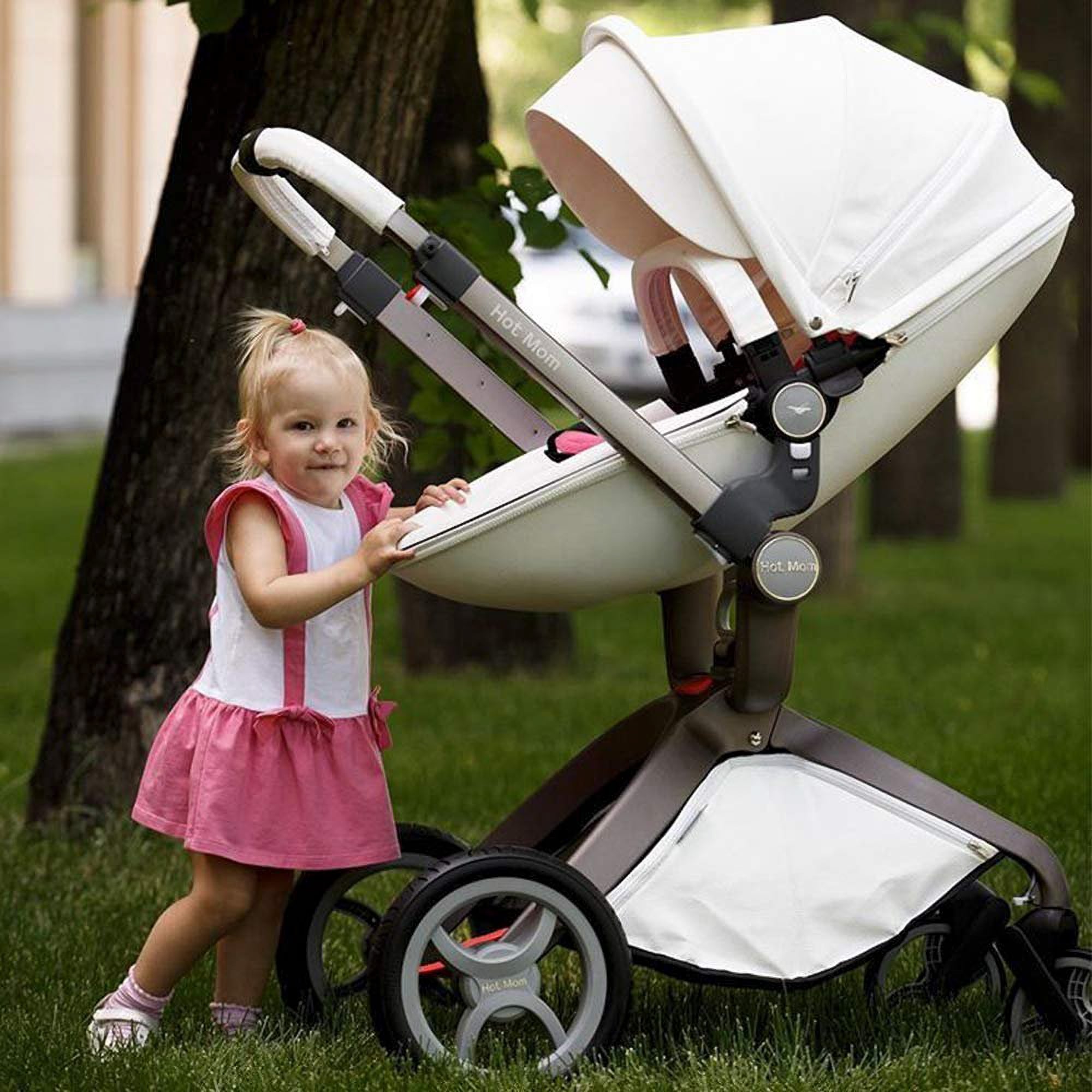 Hot Mom 360 Degree Rotating Baby Carriage High Landscape Pram