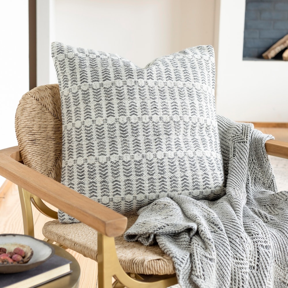 Artistic Weavers Nadra Textured Chevron Bohemian Pillow - Bed Bath & Beyond  - 28179707