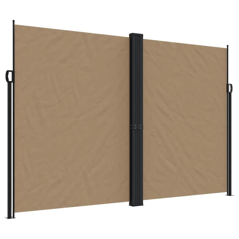 vidaXL Retractable Side Awning Sun Shade Privacy Screen Outdoor Patio Garden