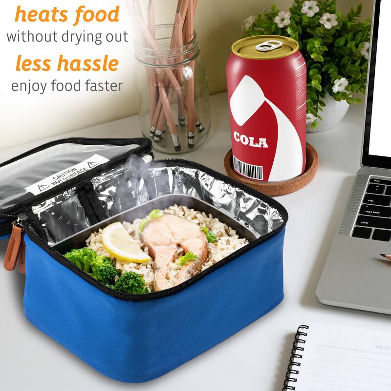 HOTLOGIC 16801169-BL Portable Personal Expandable Mini Oven XP, Blue