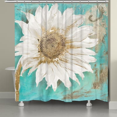 Loving Floral Basket Shower Curtain