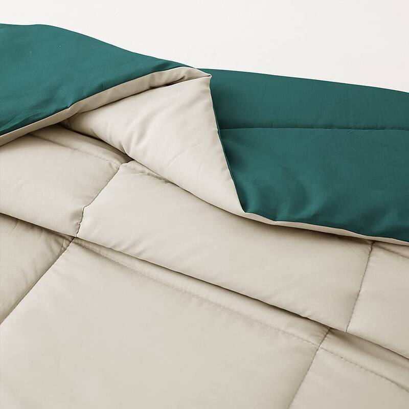 Shatex Reversible Bedding Comforter Set with 2 Pillow Shams