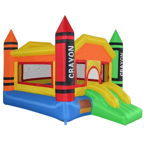 slide 4 of 4, Mini-Crayon Bounce House by Cloud 9 Kids