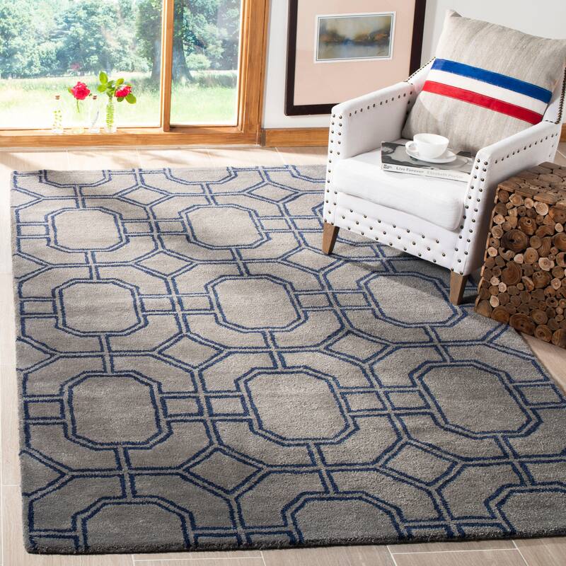 SAFAVIEH Handmade Soho Sharde N.Z. Wool/ Viscose Rug