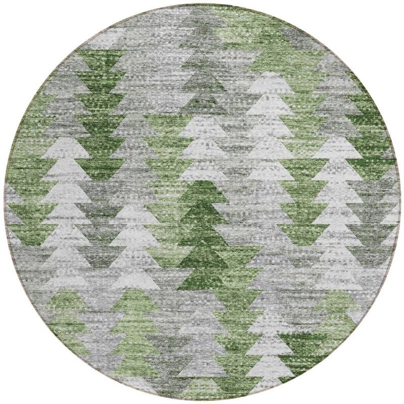 HomeRoots Geometric Transitional Rectangle Outdoor Rug