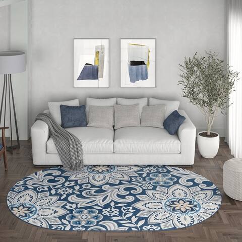 Carrington Bohemian & Eclectic Floral & Botanical Indoor Area Rug