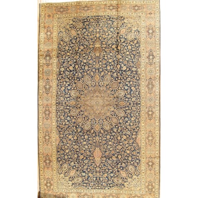 Antique Tabriz Collection Hand-Knotted Wool Rug (11' 0" X 18'10") - 11' x 19'