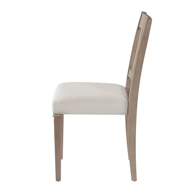 Retro 6-Piece Dining Room Set, Classic Wooden Table with 4 Chairs and Bench for Stylish Kitchen Decor