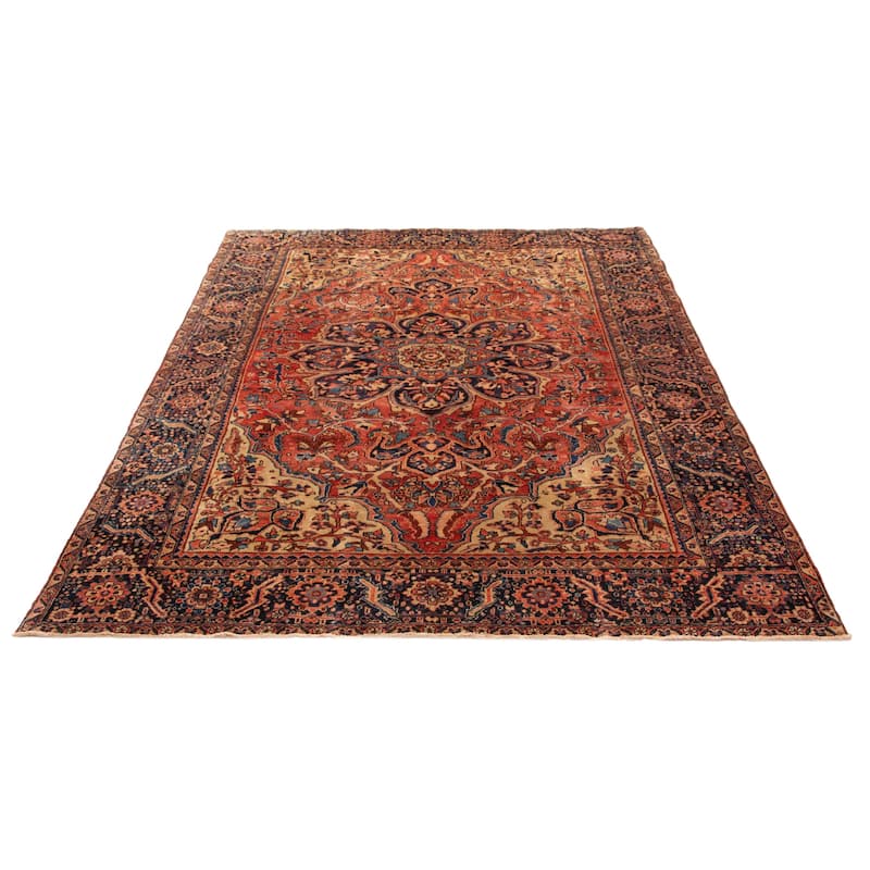 ECARPETGALLERY Hand-knotted Sarabi Red Wool Rug - 9'3 x 12'9