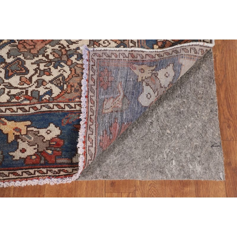 Bakhtiari Persian Vintage Area Rug Handmade Bedroom Wool Carpet - 5'2" x 10'1"