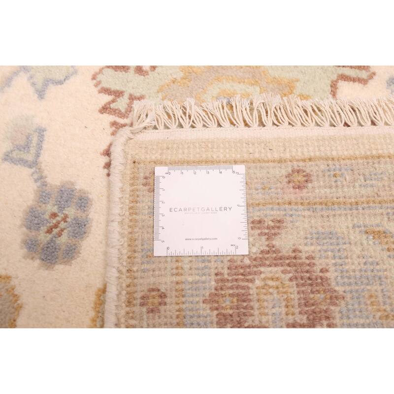 ECARPETGALLERY Hand-knotted Royal Oushak Ivory Wool Rug - 4'0 x 5'11