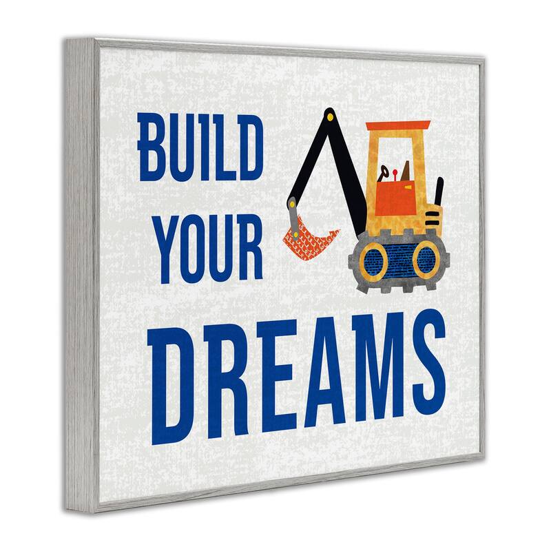 Stupell Build Your Dreams Framed Giclee Art Design By Conrad Knutsen