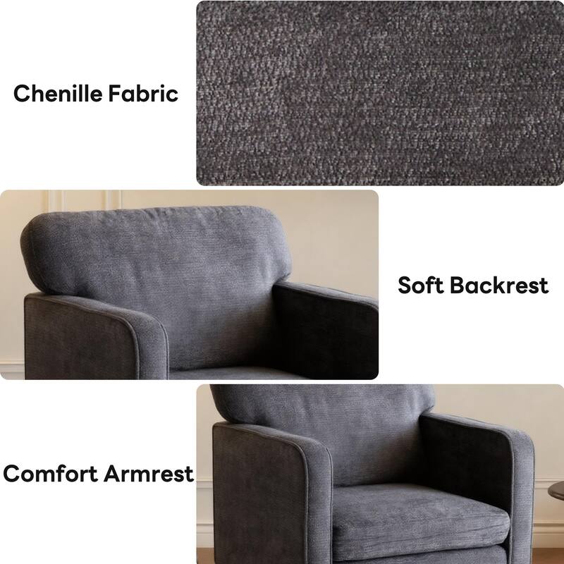 Accent Chair for Living Room Chairs Reading Chair for Bedroom Arm Chair Modern Accent Chairs for Apartment, Waiting Room