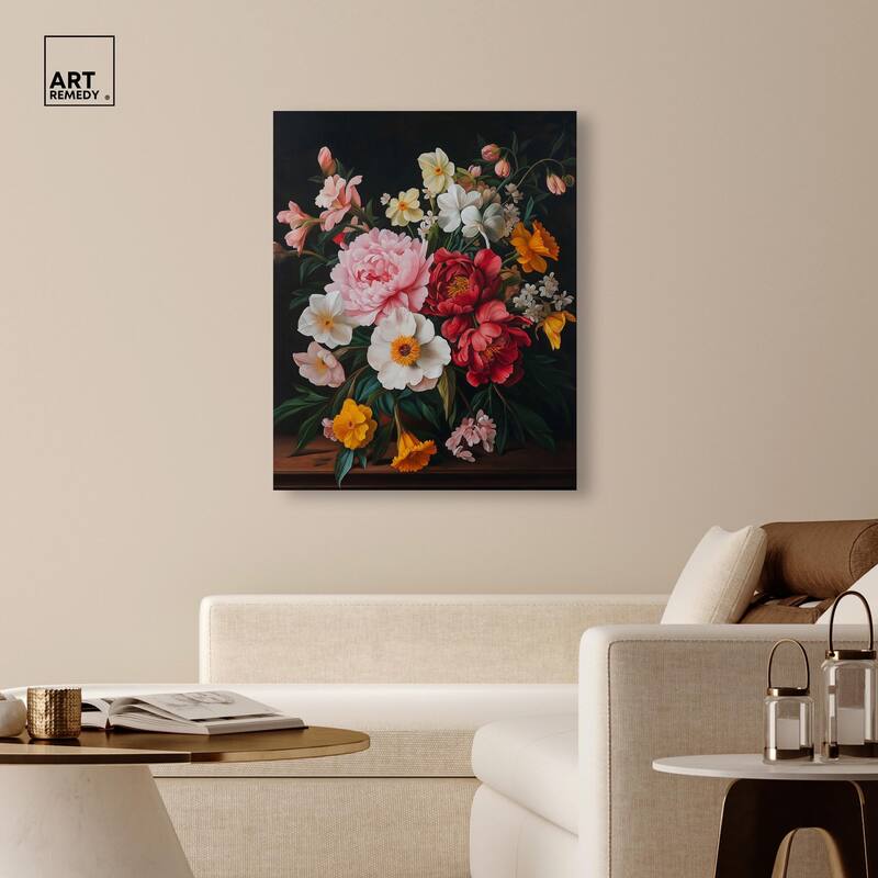 Violet Vignette II Canvas by Art Remedy, Gallery Wrapped