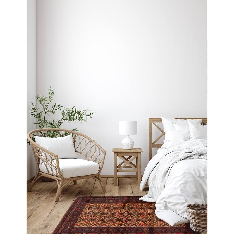 ECARPETGALLERY Hand-knotted Teimani Tan Wool Rug - 3'11 x 6'8