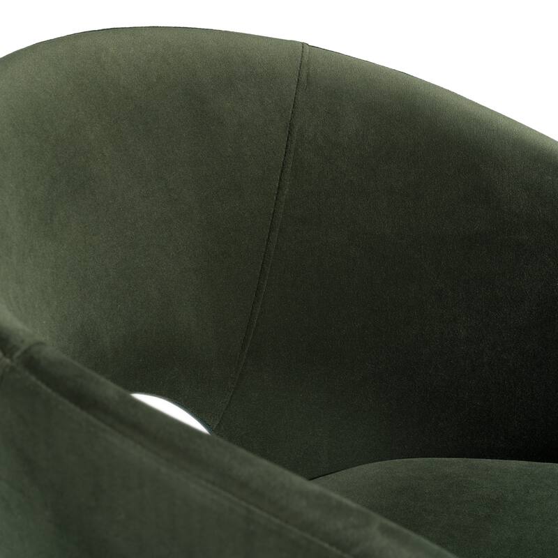 Modrest Brea Modern Green Fabric Dining Chair