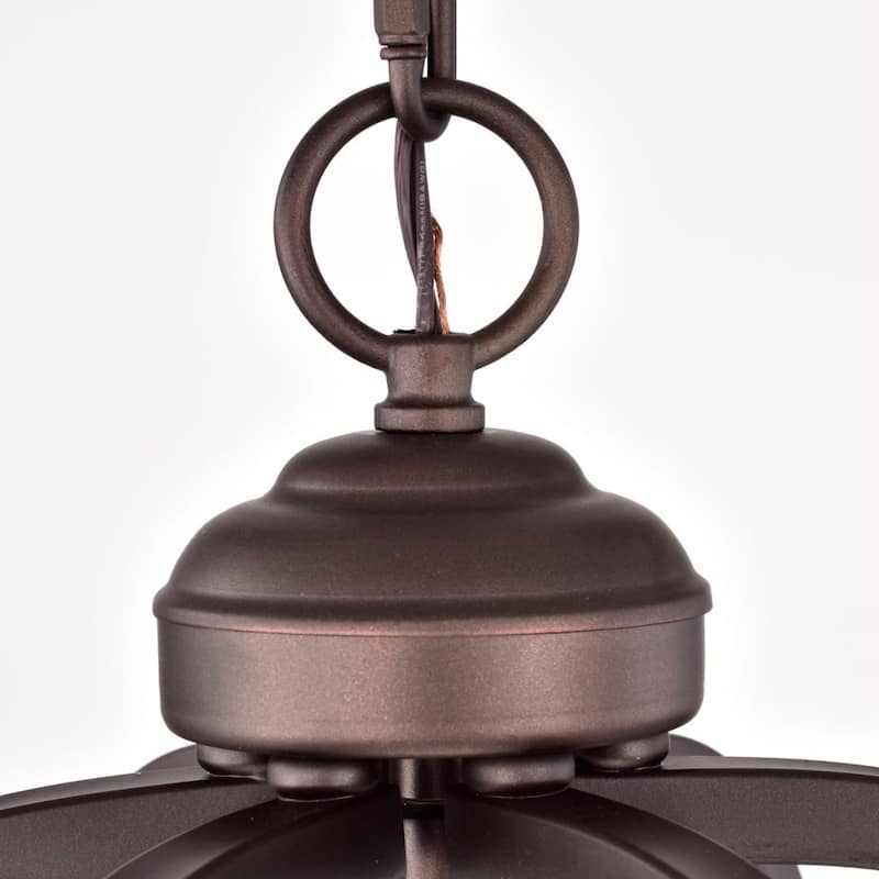 Allario 6 Light Farmhouse Candle Style Metal Chandelier 21 Inch - Oil Rubbed Bronze